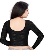Womens Stretchable Full Sleeves Blouses Womens Lycra Blouses - Image 2