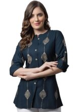 Women's Viscose Printed Short Kurti