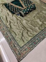 Womens Georgette Saree For Womens (SSFB-SARI2845) - Image 2