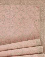 Women Crepe Saree with Zarkan Embroidery - Image 3