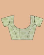 Paisley Print Chanderi Saree - Image 5