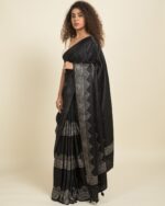 Cotton Saree with Tassels - Image 5