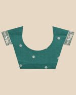 Floral Print Organza Saree - Image 5