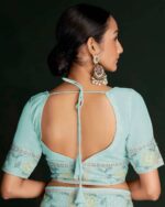 Embroidered Georgette Saree - Image 3