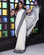 Women Saree with Woven Motifs