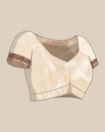 Women Art Silk Saree with Contrast Border - Image 6